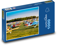 Lietadlo - letecký deň Puzzle 1000 dielikov - 60 x 46 cm 