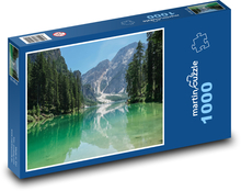 Jezero v horách Puzzle 1000 dílků - 60 x 46 cm
