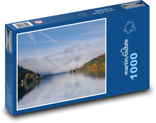 Řeka - podzimní příroda Puzzle 1000 dílků - 60 x 46 cm