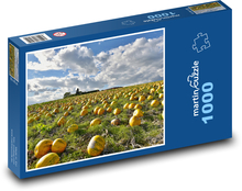 Kürbisfeld Puzzle 1000 Teile - 60 x 46 cm
