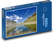 Lake - Alps, mountain scenery Puzzle 1000 pieces - 60 x 46 cm 