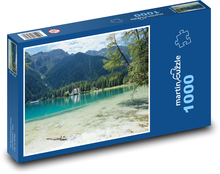 Hory - jezero v horách Puzzle 1000 dílků - 60 x 46 cm