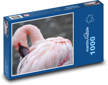 Rosa Flamingo Puzzle 1000 Teile - 60 x 46 cm