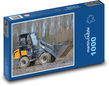 Bager - traktor, bager Puzzle 1000 dielikov - 60 x 46 cm 