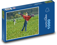 Strašiak v teréne Puzzle 1000 dielikov - 60 x 46 cm 
