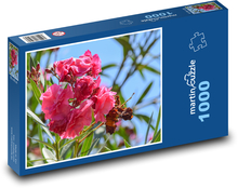 Oleander - kvet, ružová Puzzle 1000 dielikov - 60 x 46 cm 