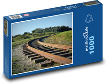 Tracks - railways, rails Puzzle 1000 pieces - 60 x 46 cm 