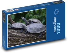 Korytnačka - príroda, zvieratá Puzzle 1000 dielikov - 60 x 46 cm 