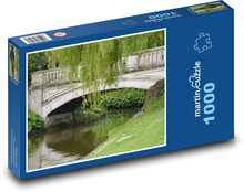 Most - řeka, příroda Puzzle 1000 dílků - 60 x 46 cm