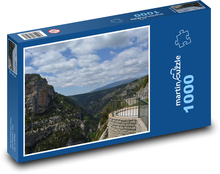 Francja - Wąwozy De La Nesque Puzzle 1000 elementów - 60x46 cm