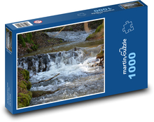 Vodopád - řeka, voda Puzzle 1000 dílků - 60 x 46 cm