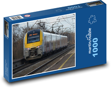 Osobní vlak Puzzle 1000 dílků - 60 x 46 cm