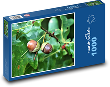 Oak - acorns, tree Puzzle 1000 pieces - 60 x 46 cm 