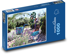 Garten - Windmühle Puzzle 1000 Teile - 60 x 46 cm