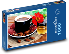Śniadanie - orzechy, czekolada Puzzle 1000 elementów - 60x46 cm