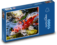 Koi - japonská ryba Puzzle 1000 dílků - 60 x 46 cm