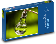 Glühbirne - Energie, Natur Puzzle 1000 Teile - 60 x 46 cm