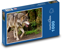Wolf - ein wildes Raubtier Puzzle 1000 Teile - 60 x 46 cm