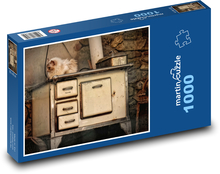 Oven - stove, nostalgia Puzzle 1000 pieces - 60 x 46 cm 