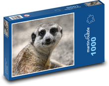 Erdmännchen - Tier, Zoo Puzzle 1000 Teile - 60 x 46 cm
