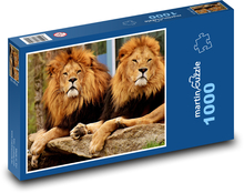 Löwen - Raubtiere, Mähne Puzzle 1000 Teile - 60 x 46 cm