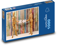 Teamarbeit – Hand in Hand Puzzle 1000 Teile - 60 x 46 cm
