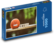 Smajlík - emotikon, zlosť Puzzle 1000 dielikov - 60 x 46 cm 