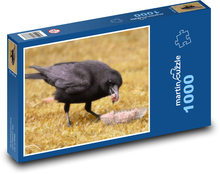 Havran - vták, dravec Puzzle 1000 dielikov - 60 x 46 cm 