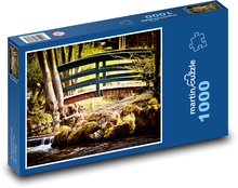 Brücke - Natur, Bach Puzzle 1000 Teile - 60 x 46 cm