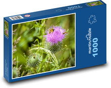 Distel, Biene, Blume Puzzle 1000 Teile - 60 x 46 cm