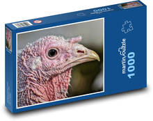 Truthahn - Geflügel, Vogel Puzzle 1000 Teile - 60 x 46 cm