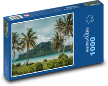 Oceán - tropický ostrov Puzzle 1000 dílků - 60 x 46 cm