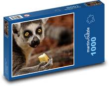 Lemur - zwierzę, małpa Puzzle 1000 elementów - 60x46 cm