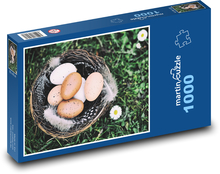 Ostereier - Nest, Ostern Puzzle 1000 Teile - 60 x 46 cm