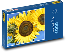 Sonnenblume - Blume, Sommer Puzzle 1000 Teile - 60 x 46 cm