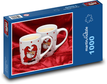 Boże Narodzenie - komfort, kawa Puzzle 1000 elementów - 60x46 cm