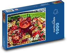 Gumové medvedíky - cukríky, cukor Puzzle 1000 dielikov - 60 x 46 cm 
