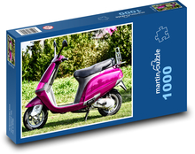 Rosa Roller - Piaggio Sfera Puzzle 1000 Teile - 60 x 46 cm