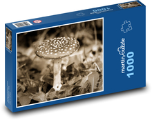 Muchotrávka - les, huba Puzzle 1000 dielikov - 60 x 46 cm 