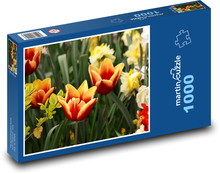 Flowering tulips Puzzle 1000 pieces - 60 x 46 cm 