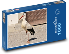 Bocian - zwierzę, przyroda Puzzle 1000 elementów - 60x46 cm