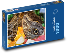 Bananenschmetterling - Insekt, Tier Puzzle 1000 Teile - 60 x 46 cm