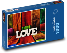 LIEBE - Dekoration, Liebe Puzzle 1000 Teile - 60 x 46 cm