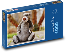 Medvěd - plyšové zvíře, hračka Puzzle 1000 dílků - 60 x 46 cm