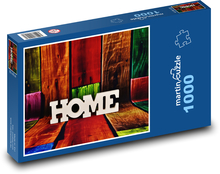 Domov - listy, dekorácie Puzzle 1000 dielikov - 60 x 46 cm 