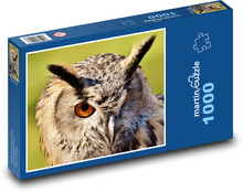 Sova - vták, zviera Puzzle 1000 dielikov - 60 x 46 cm 