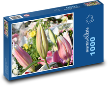 Kytica - kvety, záhrada Puzzle 1000 dielikov - 60 x 46 cm 