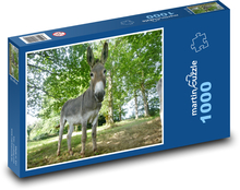 Osel - savec, zvíře Puzzle 1000 dílků - 60 x 46 cm