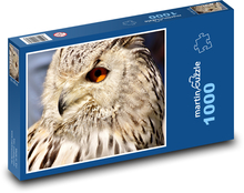 Sova - vták, zviera Puzzle 1000 dielikov - 60 x 46 cm 