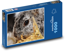 Králíček - domácí zvíře, zajíček Puzzle 1000 dílků - 60 x 46 cm